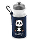 Personalised Panda Kids Water Bottle with Custom Name