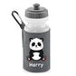 Personalised Panda Kids Water Bottle with Custom Name