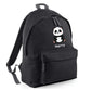 Personalised Panda Kids Backpack with Custom Name - Large Size