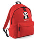 Personalised Panda Kids Backpack with Custom Name - Large Size