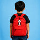 Personalised Panda Kids Backpack with Custom Name - Large Size