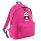 Personalised Panda Kids Backpack with Custom Name - Large Size