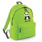 Personalised Panda Kids Backpack with Custom Name - Large Size