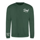 Custom Dad Est Names Sleeve Father Day Printed Unisex Sweatshirt