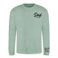 Custom Dad Est Names Sleeve Father Day Printed Unisex Sweatshirt