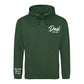Custom Dad Est Names on Sleeve Father’s Day Printed Unisex Hoodie