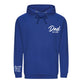Custom Dad Est Names on Sleeve Father’s Day Printed Unisex Hoodie