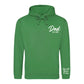 Custom Dad Est Names on Sleeve Father’s Day Printed Unisex Hoodie