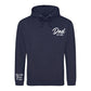 Custom Dad Est Names on Sleeve Father’s Day Printed Unisex Hoodie