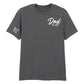 Custom Dad Est Names on Sleeve Fathers Day Printed Unisex T-Shirt