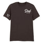 Custom Dad Est Names on Sleeve Fathers Day Printed Unisex T-Shirt