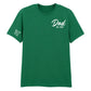 Custom Dad Est Names on Sleeve Fathers Day Printed Unisex T-Shirt