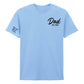 Custom Dad Est Names on Sleeve Fathers Day Printed Unisex T-Shirt