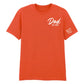Custom Dad Est Names on Sleeve Fathers Day Printed Unisex T-Shirt