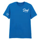Custom Dad Est Names on Sleeve Fathers Day Printed Unisex T-Shirt