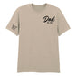 Custom Dad Est Names on Sleeve Fathers Day Printed Unisex T-Shirt