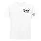 Custom Dad Est Names on Sleeve Fathers Day Printed Unisex T-Shirt