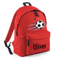 Personalised Football Kids Backpack with Custom Name - Large Size