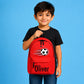 Personalised Football Kids Backpack with Custom Name - Large Size