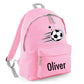 Personalised Football Kids Backpack with Custom Name - Large Size