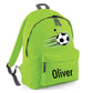 Personalised Football Kids Backpack with Custom Name - Large Size
