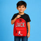 Personalised Football Player Kids Backpack with Custom Name - Large Size