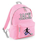 Personalised Football Player Kids Backpack with Custom Name - Large Size