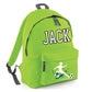 Personalised Football Player Kids Backpack with Custom Name - Large Size