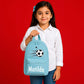 Personalised Football Kids Backpack with Custom Name - Small Size