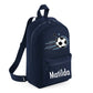 Personalised Football Kids Backpack with Custom Name - Small Size