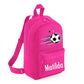Personalised Football Kids Backpack with Custom Name - Small Size