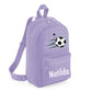 Personalised Football Kids Backpack with Custom Name - Small Size