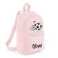 Personalised Football Kids Backpack with Custom Name - Small Size