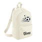 Personalised Football Kids Backpack with Custom Name - Small Size