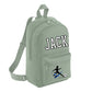Personalised Football Player Kids Backpack with Custom Name - Small Size