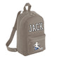 Personalised Football Player Kids Backpack with Custom Name - Small Size