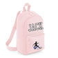Personalised Football Player Kids Backpack with Custom Name - Small Size