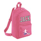 Personalised Football Player Kids Backpack with Custom Name - Small Size