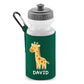 Cute Bear Design Kids Water Bottle with Custom Name