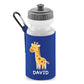 Cute Bear Design Kids Water Bottle with Custom Name