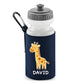 Cute Bear Design Kids Water Bottle with Custom Name