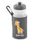 Cute Bear Design Kids Water Bottle with Custom Name