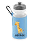 Cute Bear Design Kids Water Bottle with Custom Name