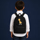 Cute Bear Design Kids Backpack with Custom Name - Small Size