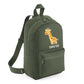 Cute Bear Design Kids Backpack with Custom Name - Small Size
