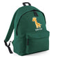 Cute Bear Design Kids Backpack with Custom Name Personalised Backpack - Large Size