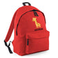 Cute Bear Design Kids Backpack with Custom Name Personalised Backpack - Large Size