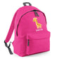 Cute Bear Design Kids Backpack with Custom Name Personalised Backpack - Large Size