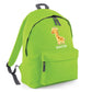 Cute Bear Design Kids Backpack with Custom Name Personalised Backpack - Large Size