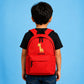 Cute Bear Design Kids Backpack with Custom Name Personalised Backpack - Large Size